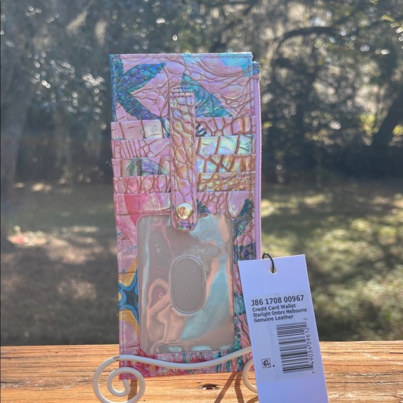 Brahmin Starlight Ombre Melbourne Credit Card Wallet - Picture 3 of 5